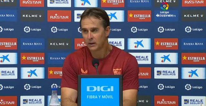 Lopetegui: "En el fútbol sin sufrir no se gana"