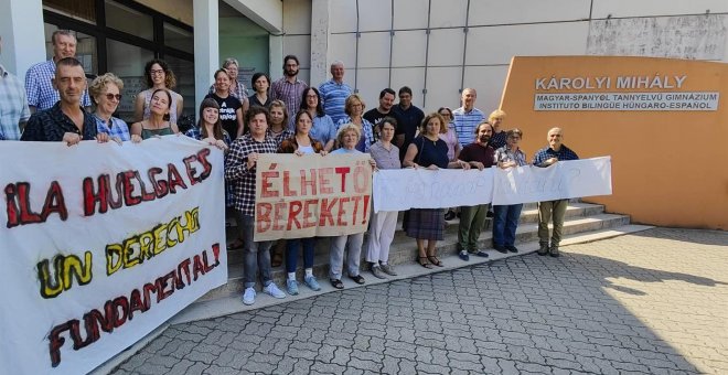 Los profesores húngaros se rebelan frente Orban por tener unos los salarios más bajos de la OCDE
