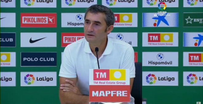 Valverde: "El partido se nos ha puesto muy pronto de cara"