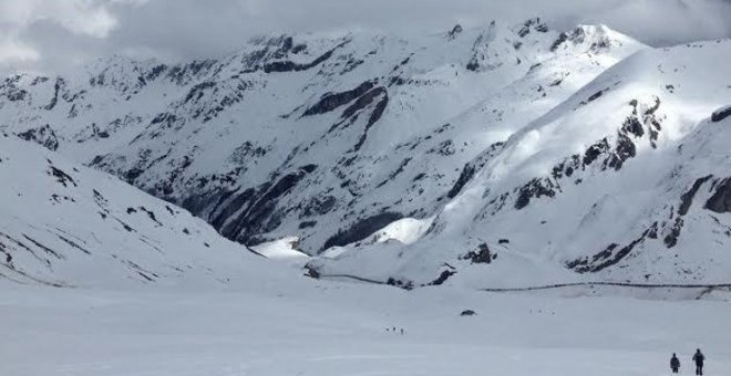 Rescatada en el Pirineo oscense una vecina de Santander extraviada