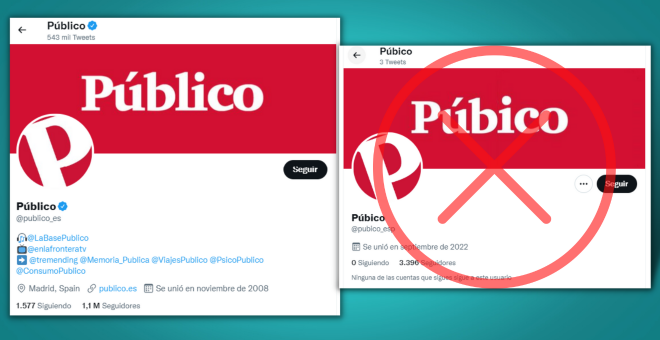 Ahora que no nos oye nadie - 'Público' denuncia la existencia de un perfil falso de este medio en Twitter