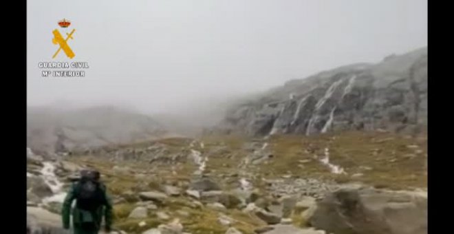 Rescatan a un montañero con hipotermia en Huesca