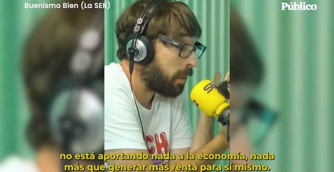 Juan Diego Botto: "Hace 10 años, nos preocupaban las personas expulsadas de sus casas; hoy, el propietario que pierde un bien"