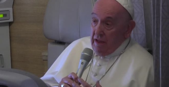El papa defiende la entrega de armas a Ucrania para su defensa