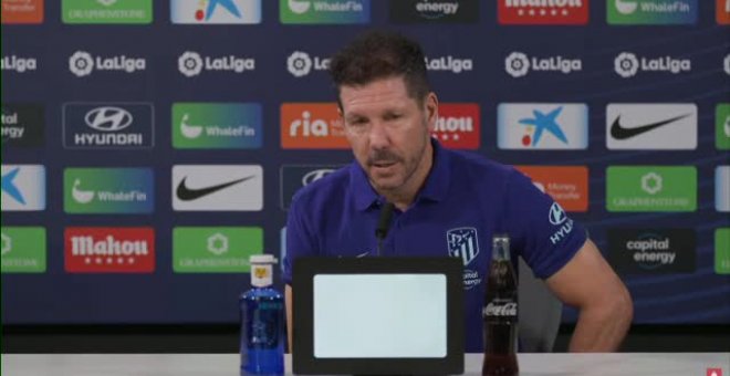 Simeone: "El Real Madrid tiene la costumbre de estar siempre cerca de ganar"