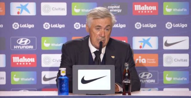 Ancelotti: "El final ha sido un sufrimiento, porque el Atlético ha empujado"