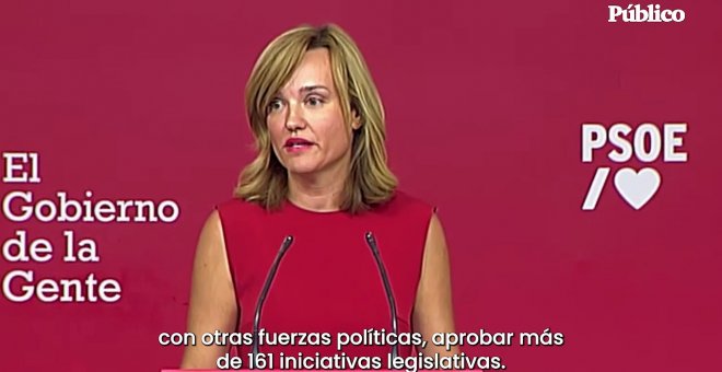 Pilar Alegría, tras la supresión del impuesto de patrimonio: "Los andaluces van a sufrir el recorte en todo lo que se refiera al Estado del bienestar"