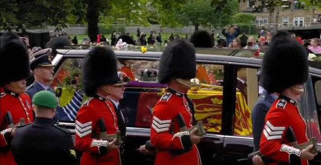 Un servicio religioso en Windsor último acto público de la despedida de la reina Isabel II