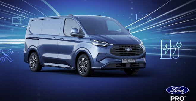 Ford presenta la Transit Custom PHEV 2024 con 57 km de autonomía sin emisiones