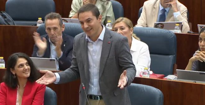 Ayuso parafrasea a Zapatero para defender en la Asamblea la eliminación del impuesto de Patrimonio