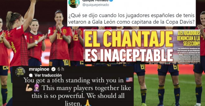 "Tenéis una decimosexta jugadora de pie con vosotras": las reacciones a la salida de 15 futbolistas de la selección española
