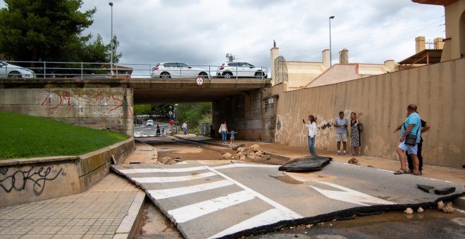 Tarragona se recupera de las inundaciones tras un aguacero histórico