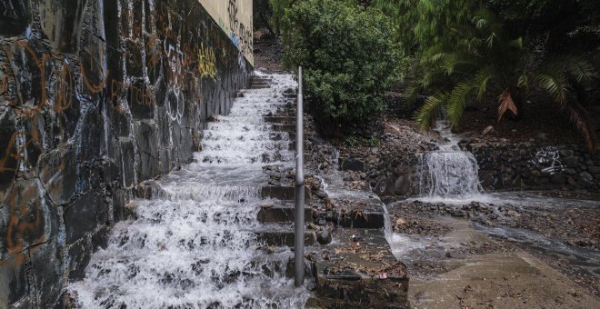La tormenta tropical Hermine se aleja de Canarias tras dejar un récord histórico de precipitaciones