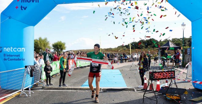 Más de un centenar de corredores desafiaron a la lluvia en el I Brusco Trail de Noja