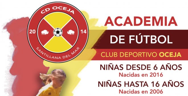 Nace una academia de niñas para fomentar el fútbol femenino impulsada por el CD Oceja