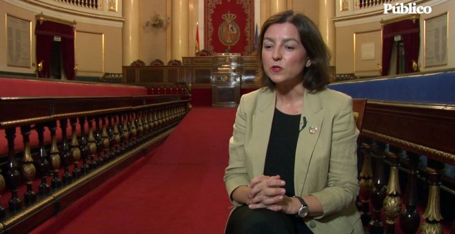 Eva Granados:  "Feijóo viene al Senado a votar y poco más"