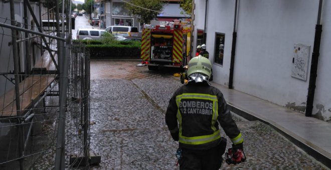 Extinguido un incendio en un local hostelero de la Puebla Vieja de Laredo