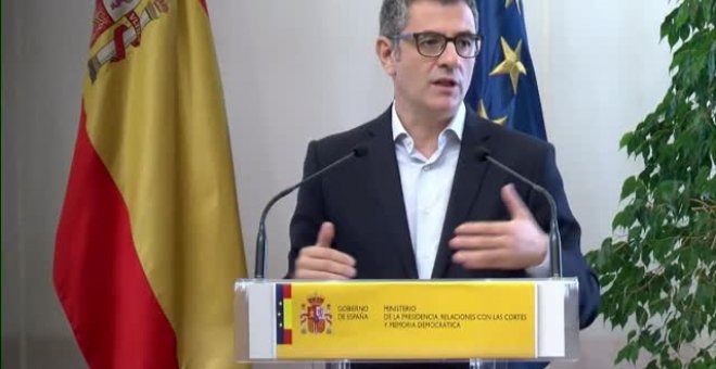 Bolaños: "Es normal que nuestras políticas fiscales decepcionen al PP"