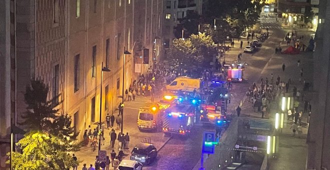 Una explosión en la Casa de la Cultura de Girona se salda con 18 heridos, 10 de ellos menores