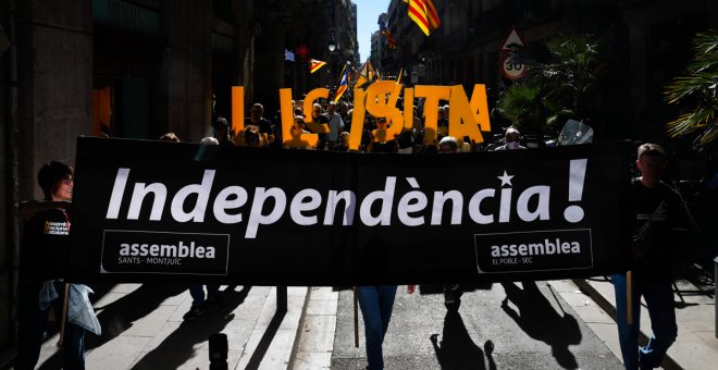 La división del independentismo irrumpe en el quinto aniversario del 1-O