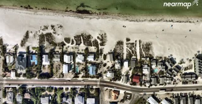 Imágenes aéreas muestran el rastro de destrucción causado por el huracán Ian en Florida