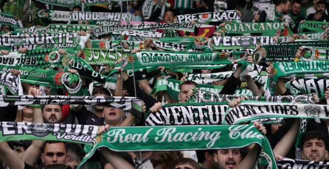 Detenido un joven hincha del Racing por los "enfrentamientos" entre "radicales" del club verdiblanco y del Málaga