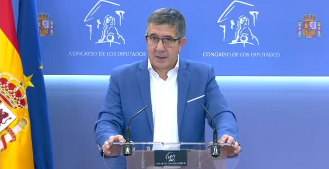 Patxi López convencido de que "sentándose a negociar", los PGE obtendrán el apoyo parlamentario