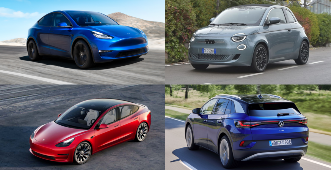 Tesla, Fiat, Volkswagen... Estos son los coches eléctricos más vendidos en Europa
