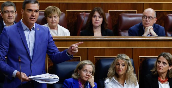 Sánchez defiende el carácter social de los Presupuestos frente a las críticas del PP