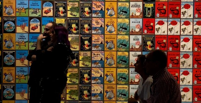 La mayor exposición sobre Hergé, creador de Tintín, llega a Madrid