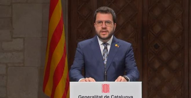 Aragonès descarta convocar elecciones tras la renuncia de Junts: "Continuaremos gobernando buscando nuevas alianzas"