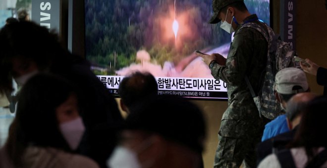 Corea del Norte lanza dos misiles balísticos de corto alcance al mar de Japón