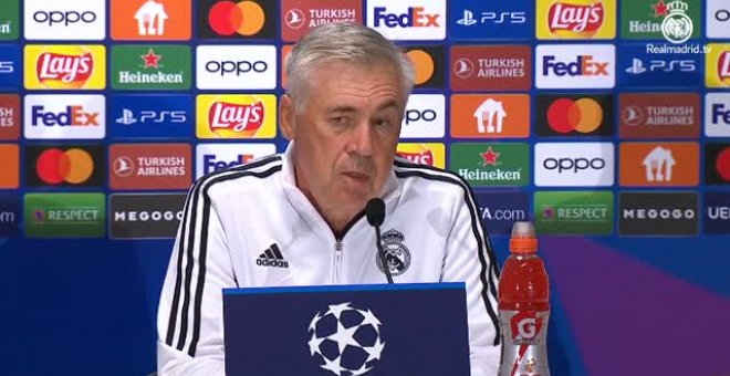 Ancelotti rotará ante el Shakhtar: "Es complicado porque se enfadan pero son respetuosos con mis decisiones"