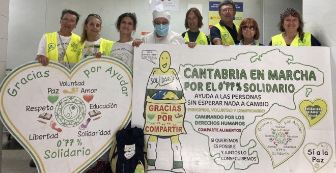 La Macha Solidaria por el 0,77% recorrerá Santander en el 'Día sin pobreza en Cantabria'