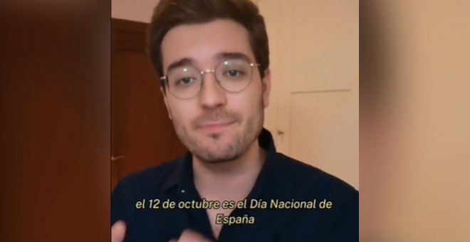 El vídeo que invita a reflexionar sobre el 12 de octubre y la visión de patriotismo que impone la ultraderecha