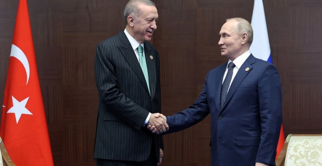 Putin propone a Erdogan crear un centro de distribución de gas ruso en Turquía