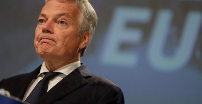 Dominio Público - El comisario de Justicia Didier Reynders de turismo en España