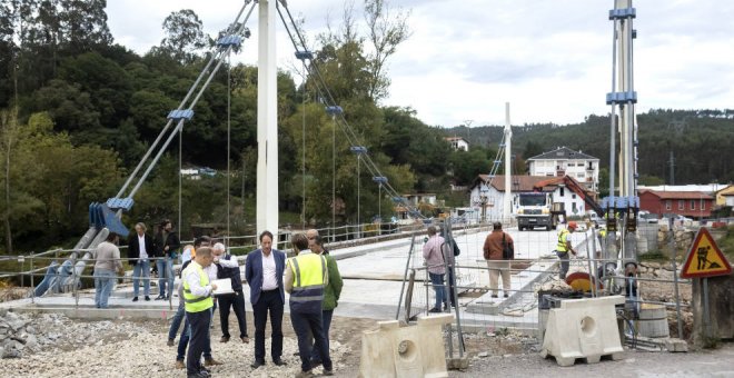 Cierra este martes el puente de Virgen de la Peña para ultimar los trabajos en la nueva infraestructura