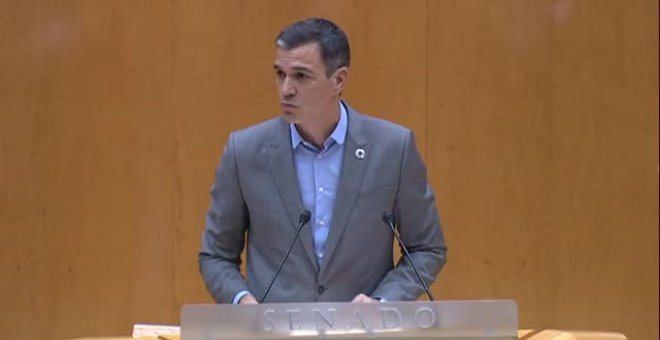 Sánchez y Feijóo chocan nuevamente en el Senado sobre la situación económica y sobre cómo superar la crisis