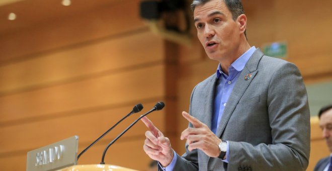 Sánchez critica en el Senado la batalla fiscal "a la baja" entre las comunidades autónomas