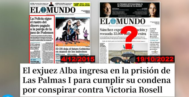 "¿Dónde está la noticia del exjuez Alba enchironado?": las portadas de la prensa invisibilizan su entrada en prisión