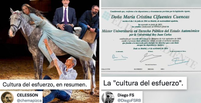 Los tuiteros desmontan el mantra de la derecha con la "cultura del esfuerzo" tras las palabras de Ayuso