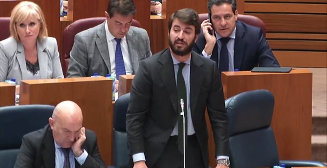 García-Gallardo (Vox) insulta a Pedro Sánchez en las Cortes de Castilla y León: "Líder de una banda criminal"