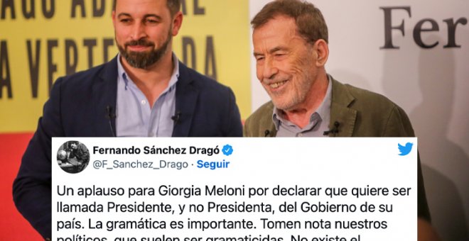 La respuesta de la RAE que desmonta el 'argumento' de Fernando Sánchez Dragó sobre Giorgia Meloni