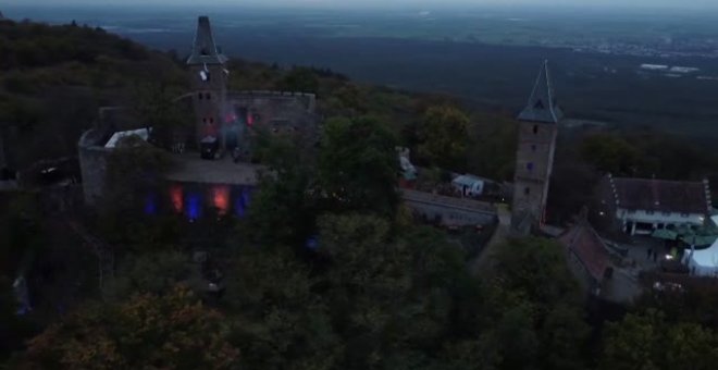 Los alemanes celebran Halloween en el castillo de Frankstein