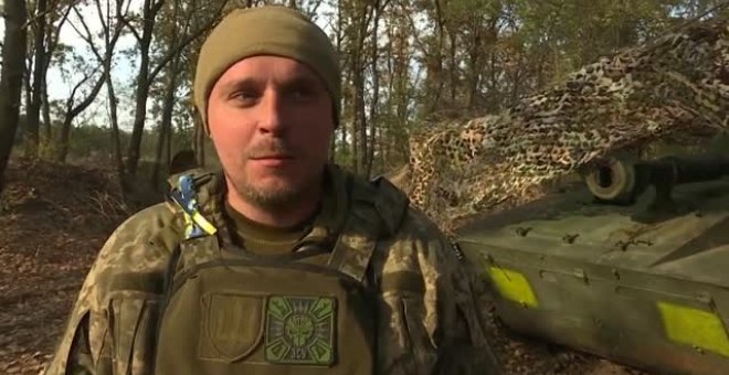 Las tropas ucranianas disparan obuses autopropulsados en el norte de Jersón