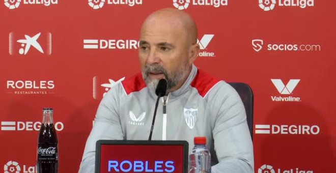 Sampaoli: "El mero hecho de jugar con la camiseta del Sevilla tiene una gran importancia"