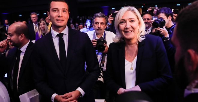La ultraderechista Le Pen pasa el mando de su partido al joven Jordan Bardella