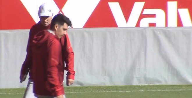 El Sevilla prepara el partido de la primera ronda de la Copa ante el Velarde