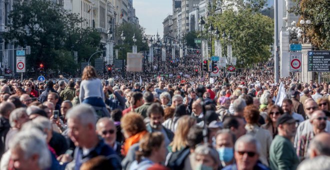 Casi 700.000 personas se manifiestan en Madrid en defensa de la Sanidad Pública